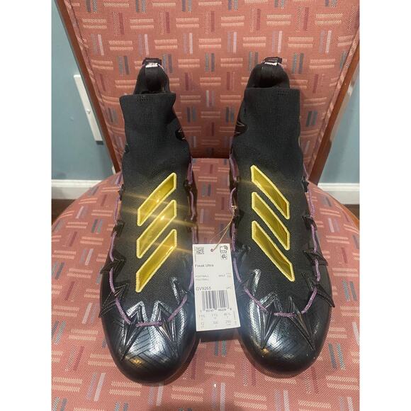 adidas Other - New adidas Freak Ultra Football Cleats Marvel Black Panther GV9265 Men Sz 12 NWT